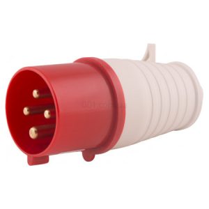Силова вилка переносна e.plug.pro.4.32 (024) 3P+PE 32А 380В IP44, E.NEXT