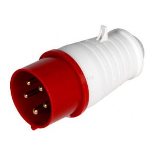 Силова вилка переносна e.plug.pro.5.32 (025) 3P+N+PE 32А 380В IP44, E.NEXT