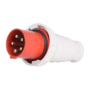 Силова вилка переносна e.plug.pro.5.63 (035) 3P+N+PE 63А 380В IP67, E.NEXT