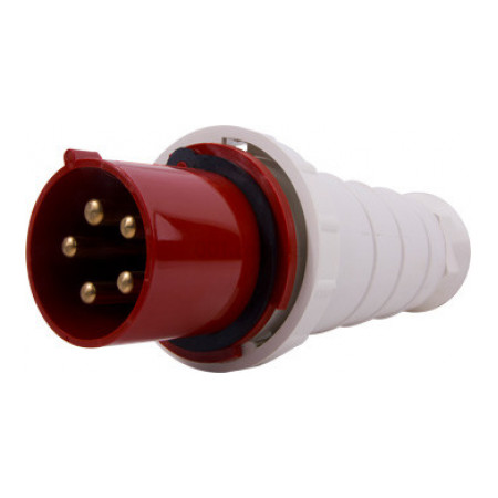 Силова вилка переносна e.plug.pro.5.125 (045) 3P+N+PE 380В IP67 125А, E.NEXT