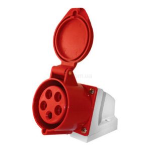Силова розетка стаціонарна e.socket.pro.5.16 (115) 3P+N+PE 16А 380В IP44, E.NEXT