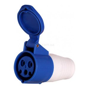 Силова розетка переносна e.socket.pro.3.16 (213) 2P+PE 16А 220В IP44, E.NEXT