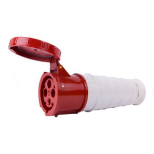 Силова розетка переносна e.socket.pro.4.125 (244) 3P+PE 380В IP67 125А, E.NEXT