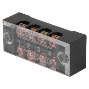 Колодка клемна захищена 15А (4 клеми) e.tc.protect.15.4, E.NEXT