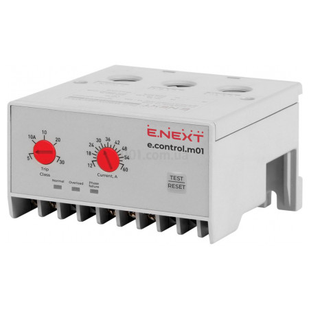 Реле захисту двигуна e.control.m01 12-60А, E.NEXT