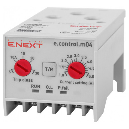 Реле захисту двигуна e.control.m04 1-5А, E.NEXT