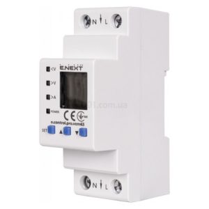 Реле контролю напруги та струму однофазне з індикацією e.control.pro.vcm63 63А, E.NEXT