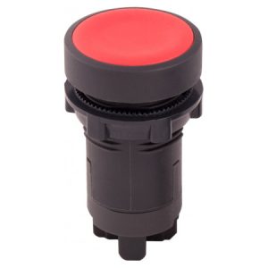 Кнопка пластикова без фіксації 1НЗ червона e.mb.ea42, E.NEXT
