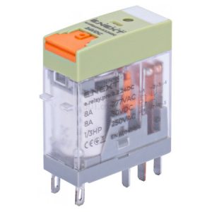 Реле проміжне e.relay.pro.8.2.24DC, 2 групи контактів 8А 24В DC, E.NEXT