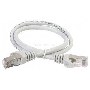 Патч-корд RJ45-RJ45 FTP кат.6 LSZH 5м сірий, ITK