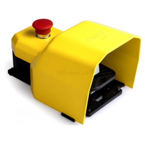 Педаль пластикова в алюмінієвому кожусі 2 швидкості з кнопкою стоп 2НВ+2Н3, EMAS