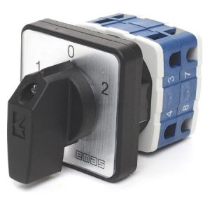 Перемикач полюсів кулачковий реверсивний 2P 40А "1-0-2", EMAS