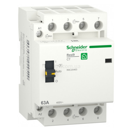 Контактор RESI9 3P+N 63A 4НВ 230В, Schneider Electric