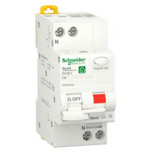 Диференційний автоматичний вимикач RESI9 6кА 1P+N 6A хар-ка C 30мА тип А, Schneider Electric