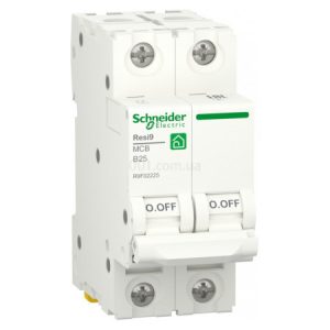 Автоматичний вимикач RESI9 6kА 2P 25 А хар-ка B, Schneider Electric