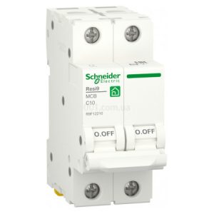 Автоматичний вимикач RESI9 6kА 2P 10 А хар-ка C, Schneider Electric