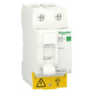 Диференційний вимикач (ПЗВ) RESI9 2P 25A 30mA тип AC, Schneider Electric