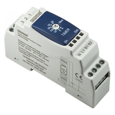 Реле часу 0,1 - 30 с 24В AC/DC - 220В AC, EMAS