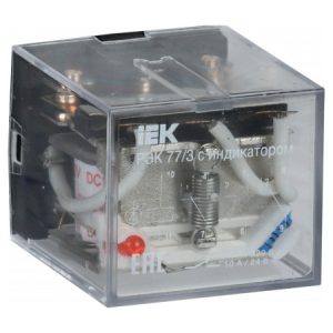 Реле РЭК77/3(LY3) з індикацією 10А 12В DC, IEK