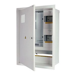 Корпус e.mbox.stand.w.f3.24.z.е металевий під 3ф електронний лічильник 24 модулі вбудовуваний з замком, E.NEXT