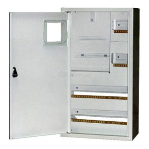 Корпус e.mbox.stand.n.f3.36.z.e металевий під 3ф електронний лічильник 36 модулів навісний з замком, E.NEXT
