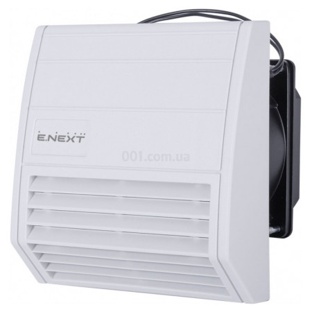 Решітка e.climat.fanfilter.pro.97 з фільтром та вентилятором 92×92мм IP55, E.NEXT