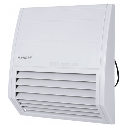 Решітка e.climat.fanfilter.pro.176 з фільтром та вентилятором 125×125мм IP55, E.NEXT