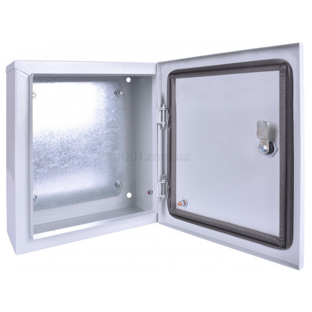 Корпус металевий e.mbox.stand.p.70.50.30 IP54 з монтажною панеллю (700×500×300), E.NEXT