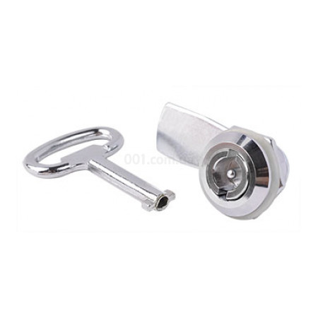 Замок e.lock.01 подвійна бородка 22-25/50 металевий ключ, E.NEXT