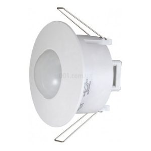 Датчик руху e.sensor.pir.42.white білий, кут огляду 360°, дальність 6 м, IP20, E.NEXT