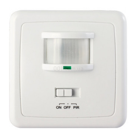 Датчик руху e.sensor.pir.01B.white білий, кут огляду 160°, дальність 9 м, IP20, E.NEXT