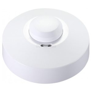 Датчик руху мікрохвильовий e.sensor.mw.700.white білий, кут огляду 360°, дальність 8 м, IP20, E.NEXT