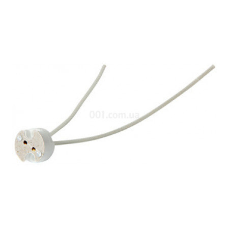 Патрон керамічний G5.3 білий e.lamp socket.G5,3.12cm, E.NEXT