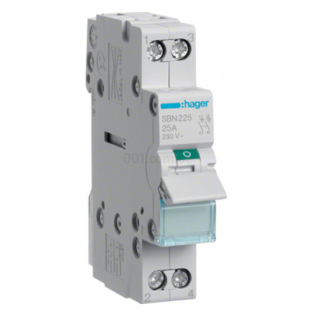 Вимикач навантаження SBN225 2P 25А/230В, Hager