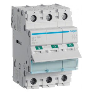 Вимикач навантаження SBN390 3P 100А/400В, Hager