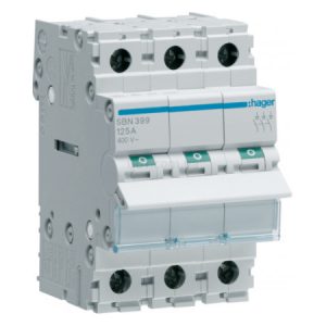 Вимикач навантаження SBN399 3P 125А/400В, Hager