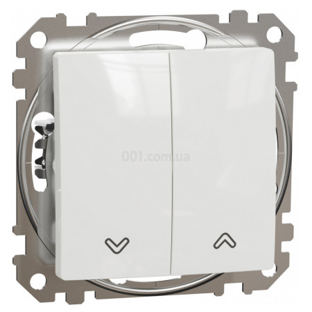Вимикач для жалюзі Sedna Design білий, Schneider Electric