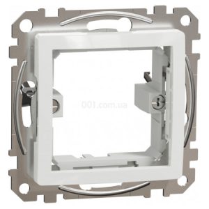 Адаптер Sedna Design & Elements 45×45 для механізмів Unica New білий, Schneider Electric