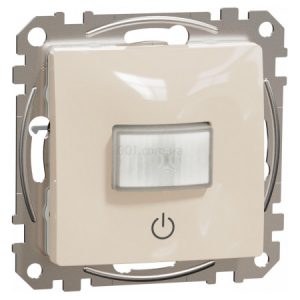 Датчик руху з вимикачем 10А Sedna Design бежевий, Schneider Electric