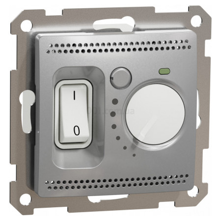 Термостат для теплої підлоги Sedna Design алюміній, Schneider Electric