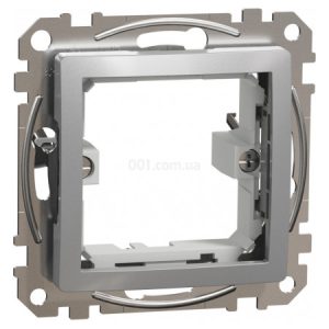 Адаптер Sedna Design & Elements 45×45 для механізмів Unica New алюміній, Schneider Electric