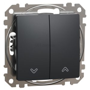 Вимикач для жалюзі Sedna Design чорний, Schneider Electric