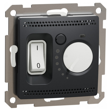 Термостат для теплої підлоги Sedna Design чорний, Schneider Electric