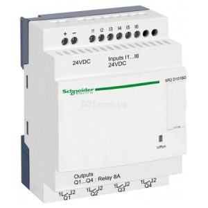 Програмоване реле (ПЛК) Zelio Logic 6 вх./4 вих. 24В DC, Schneider Electric
