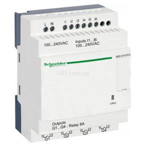 Програмоване реле (ПЛК) Zelio Logic 6 вх./4 вих. 240В AC, Schneider Electric