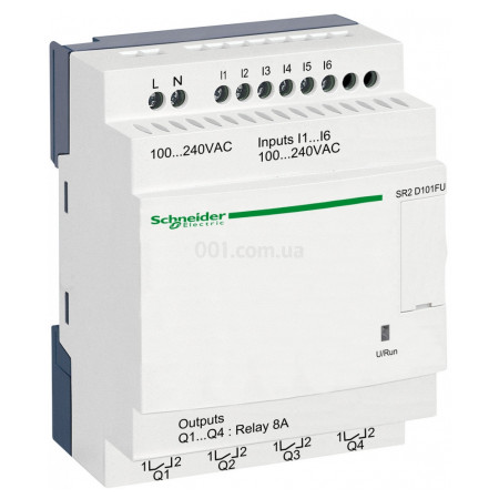 Програмоване реле (ПЛК) Zelio Logic 6 вх./4 вих. 240В AC, Schneider Electric