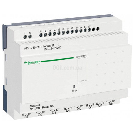 Програмоване реле (ПЛК) Zelio Logic 12 вх./8 вих. 240В AC, Schneider Electric
