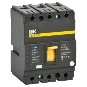 Автоматичний вимикач ВА88-33 3P 125А 35кА, IEK