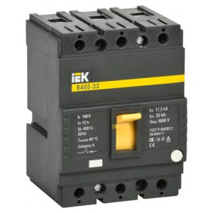 Автоматичний вимикач ВА88-33 3P 160А 35кА, IEK