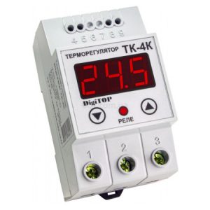 Терморегулятор ТК-4K 0...+999°C 16А, DigiTOP